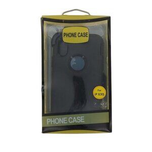 iPhone X/Xs Defender Case – Black Rugged Cover with Belt Clip (Opened/Damaged Pa